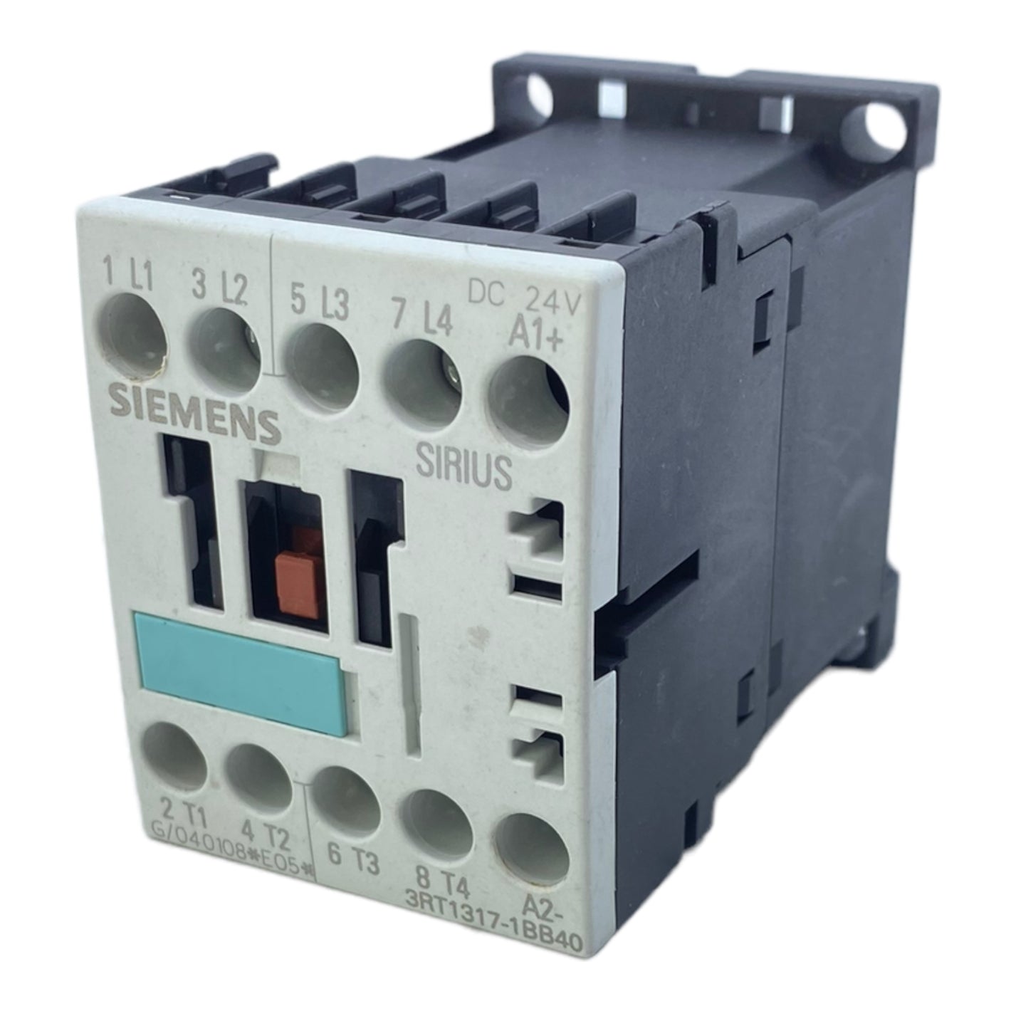 Siemens 3RT1317-1BB40 power contactor 4-pole 24 V DC 12 A 5.5 kW 