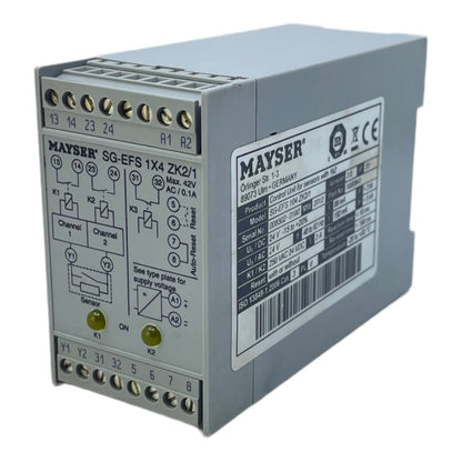 Mayser SG-EFS104ZK2/1 safety switching device 48 to 62 Hz IP20 250 VAC 24 VDC 