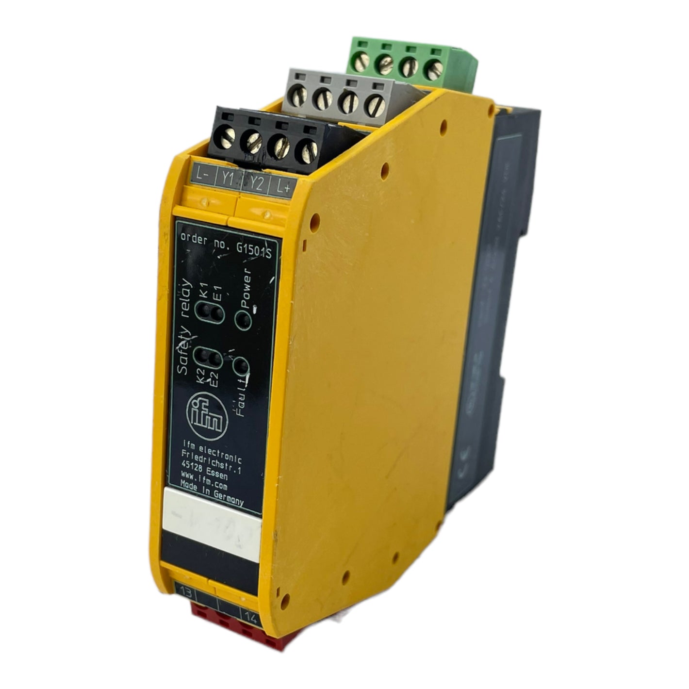 Ifm G1501S Sicherheitsschaltgerät 24V DC 6A 250V AC