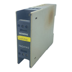 Siemens 7NG4140-1AC30 isolation amplifier SITRANS Unipolar AC 230 V 