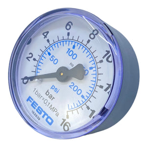 Festo MA-50-16-1/4-EN pressure gauge 162839 0 to 16 bar 