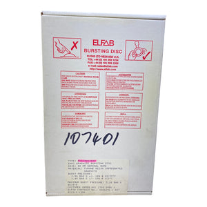 Elfab EHG280G35HC Graphite Rupture Disc 80mm 3.20 BarG