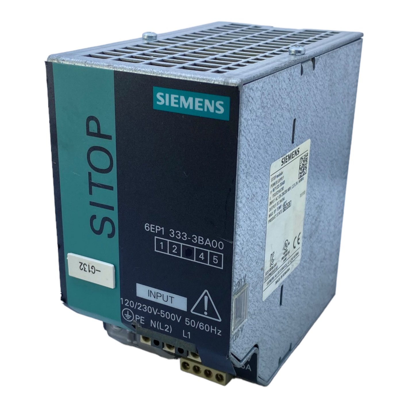 Siemens 6EP1333-3BA00 Netzteil 120-230-500V AC 2,2/1,2A 50/60Hz / 24V DC 5A