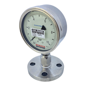 S.M. Gauge 316L Cl1.0 Manometer 0-10 Bar
