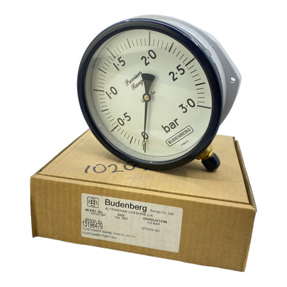 Budenberg 13196479 Manometer 0-3.0 Bar