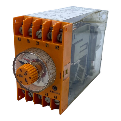 Schleicher SZB 52-S time relay 220V 50Hz 500W 250V 6A 