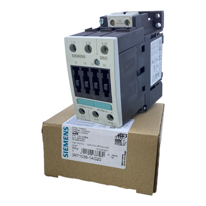 Siemens 3RT1036-1AG20 Leistugsschalter 50A 22kW / 400V AC 110V 50/60 Hz 3-polig