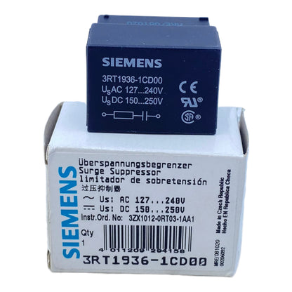 Siemens 3RT1936-1CD00 Varistor Schütz 127...240V AC 150...250V DC