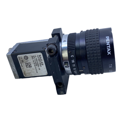 Basler aca1300-30gm Industriekamera mit Objektiv  (Objektiv 6 mm 1:1.2)