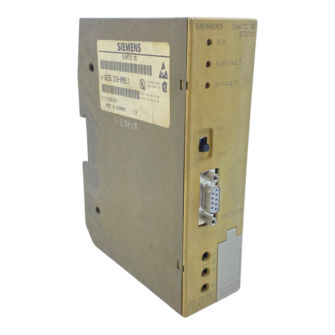 Siemens 6ES5318-8MB11 Anschaltung Simatic S5 24V DC 0.5A / 9V DC 0,7A
