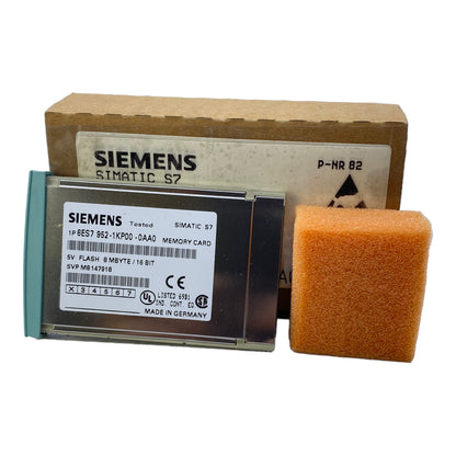 Siemens 6ES7952-1KP00-0AA0 Memory Card SIMATIC S7 5V FLASH 8 MB