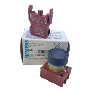 Siemens 3SB1203-0AB01 push button 660V AC-12 10A AC-15 6A 230V 