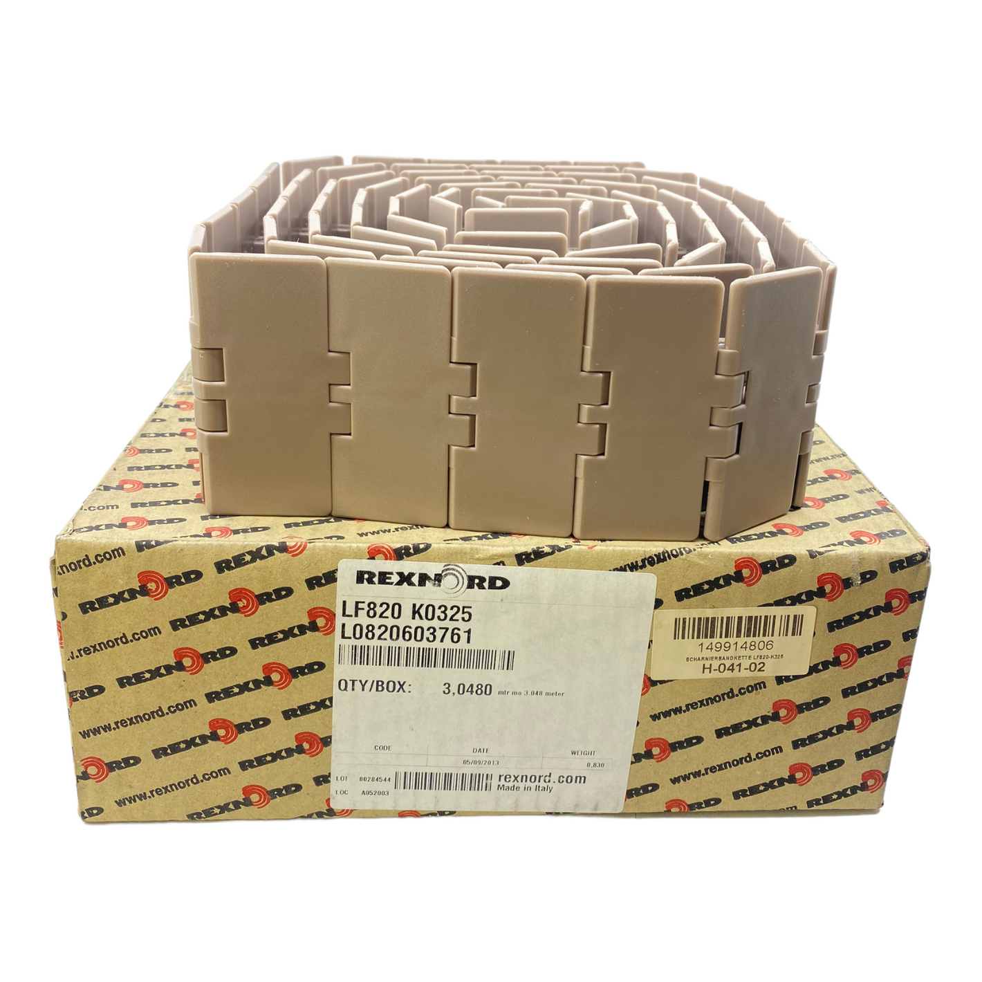 Rexnord LF820-K0325 Conveyor Chain 