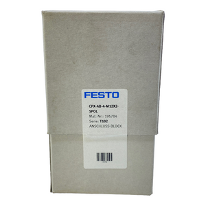 Festo CPX-AB-4-M12X2-5POL connection block 195704 5-pin 