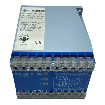 Schleicher SNO1002-230 C Netzteil 230V AC 50-60Hz