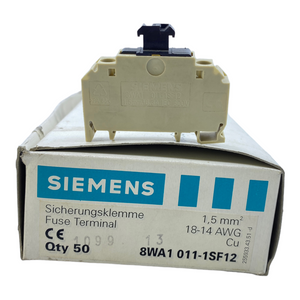 Siemens 8WA1011-1SF12 fuse terminal PU: 28 pieces 