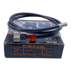 Ifm FT-00-PA-R4 fiber optic diffuse reflection sensor E20054 