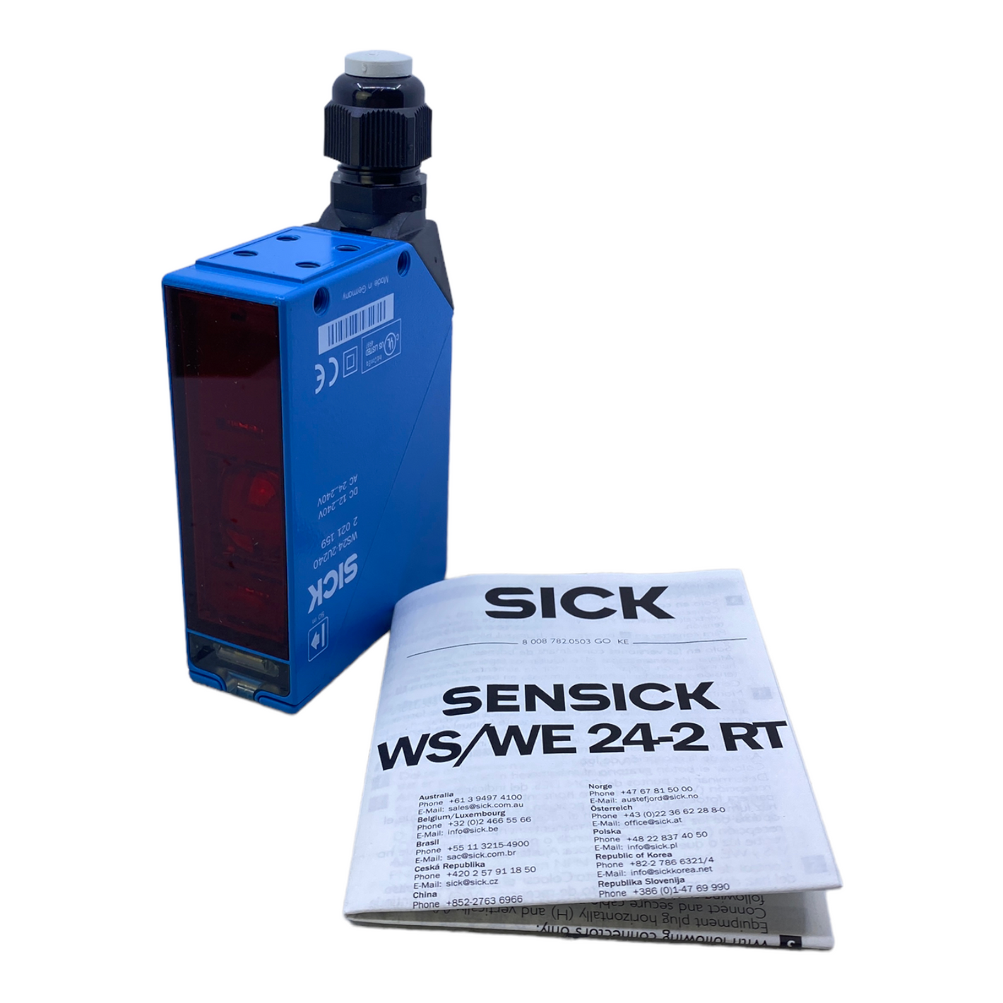 Sick WS24-2U240 Lichtschranke 2021159  12...240V DC / 24...240V AC