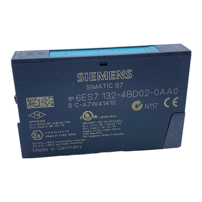 Siemens 6ES7132-4BD02-0AA0 Elektronikmodule DC 24V 0,5A