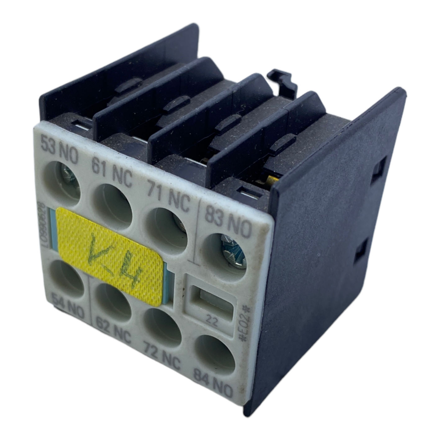 Siemens 3RH1911-1FA22 auxiliary switch block 10A 240V 4-pole 