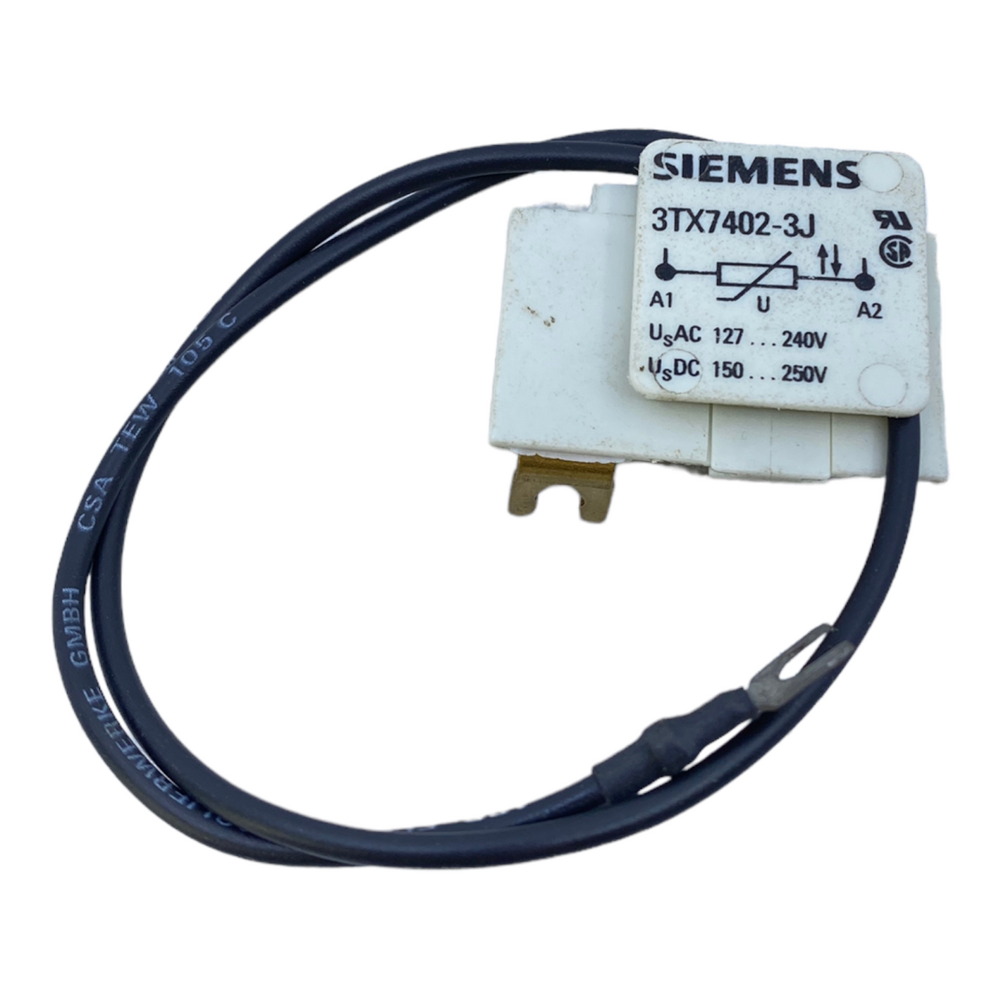 Siemens 3TX7402-3J Überspannungsbegrenzer Varistor 127-240V AC 150-250V DC