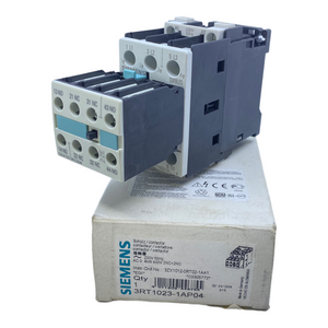 Siemens 3RT1023-1AP04 Schütz 230V AC 50Hz 4KW 400V 2NC+2NO 3-polig