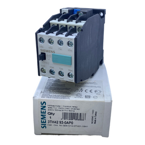 Siemens 3TH4293-0AP0 Hilfsschütz 4NO+4NC 230V AC 50Hz 277V 60Hz 10 A
