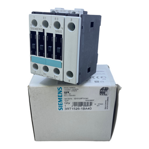 Siemens 3RT1526-1BA40 Schütz 12V DC 11kW 400V 4-polig 2S+2Ö
