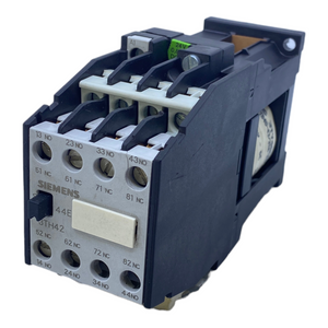 Siemens 3TH4244-0B auxiliary contactor 24V DC 