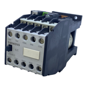Siemens 3TH4382-0B auxiliary contactor 24V DC 