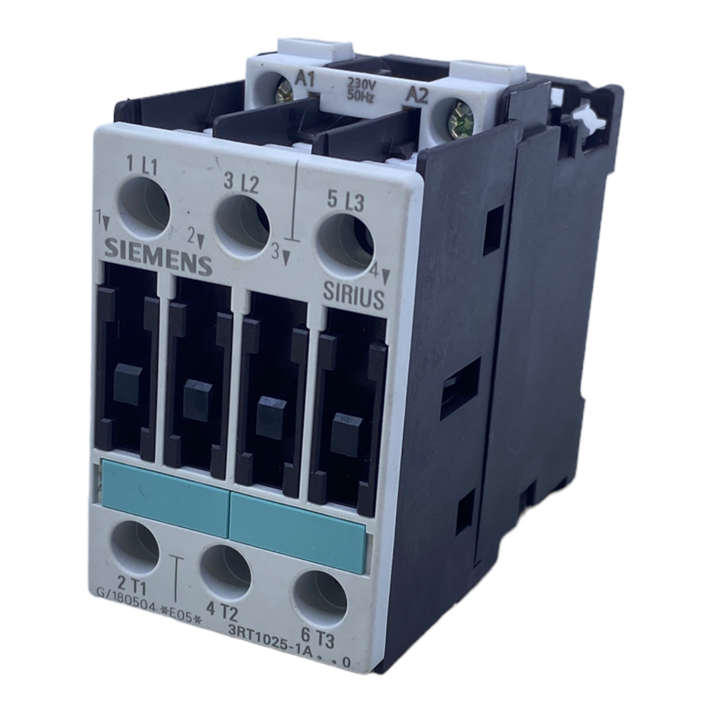 Siemens 3RT1025-1AP00 power contactor 17A 7.5kW 400V 230V AC 50Hz 3-pole 