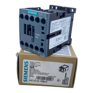 Siemens 3RT2316-1BB40 Schütz 18A 400V 4-polig 24V DC