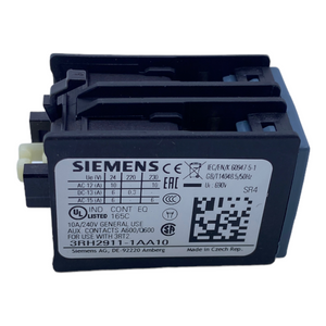 Siemens 3RH2911-1AA10 Hilfsschalter frontseitig 1-polig 10A 240V