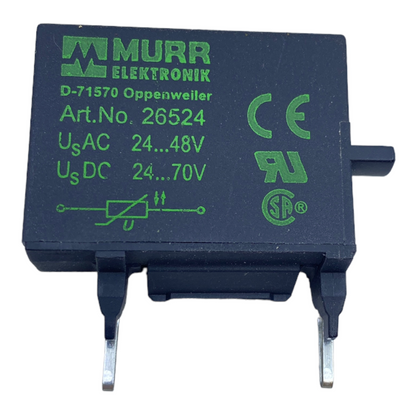 Murr Elektronik 26524 interference suppression module 24...48V AC 24...70V DC 