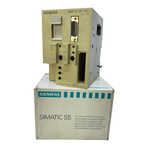 Siemens 6ES5102-8MA02 central module 24V/9V DC