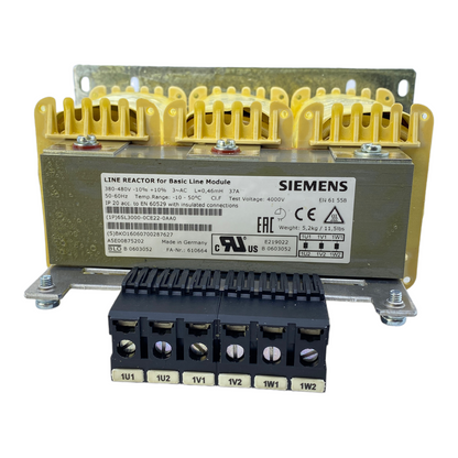 Siemens 6SL3000-0CE22-0AA0 Netzdrossel 3AC 380-480V 50/60Hz