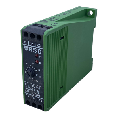 BTR RSD time relay 230V 50/60Hz / 250V 6A 