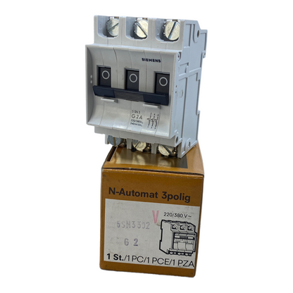 Siemens 5SN3302 circuit breaker 3-pole 220/380 V 
