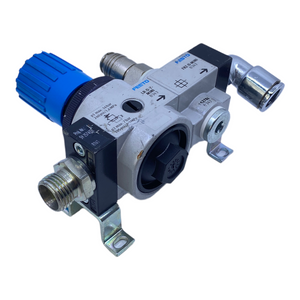 Festo FRZ-D-MINI distributor block 162786 +LR-D-7-MINI 127301 16 bar 7 bar