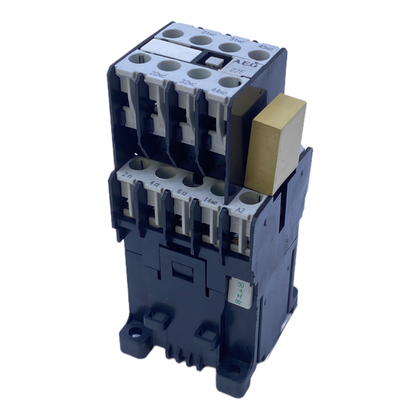 AEG LS05.10 contactor +HS05.12 24V DC 