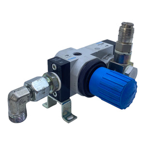 Festo FRZ-D-MINI distributor block 162786 +LR-D-7-MINI 127301 16 bar 7 bar