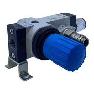 Festo FRZ-D-MINI distributor block 162786 +LR-D-7-MINI 127301 16 bar 7 bar