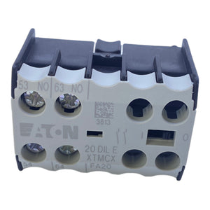 Eaton 20DILE auxiliary switch XTMCXFA20 2-pole 2NO front mounting 