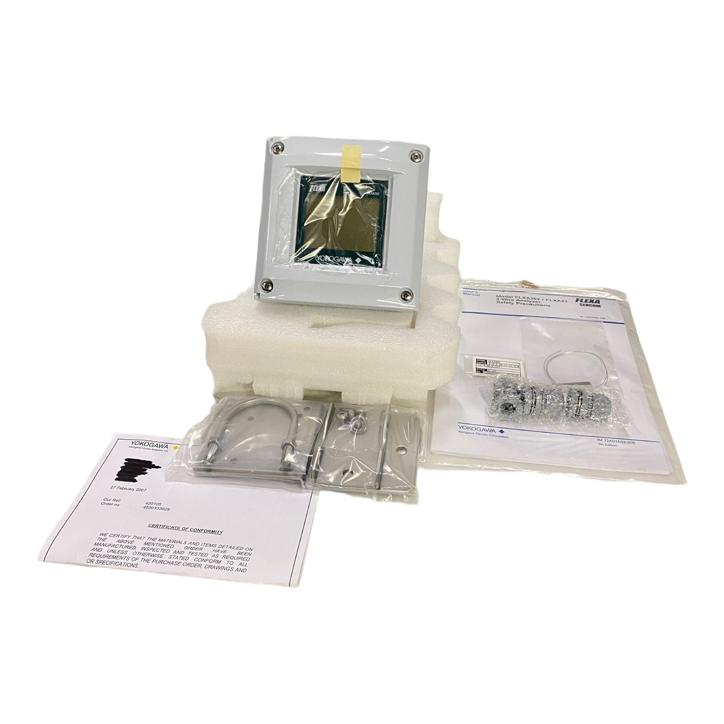 Yokogawa FLEXA202 2-wire dual-channel transmitter 24V DC 4-20mADC 