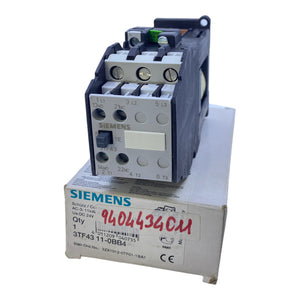 Siemens 3TF4311-0BB4 contactor 1NO+1NC/1NO+1NC 24V DC 