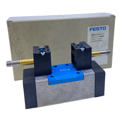 Festo MFH-5/3G-D-1-C Magnetventil 150982 drosselbar 3 bis 10 bar Kolben-Schieber