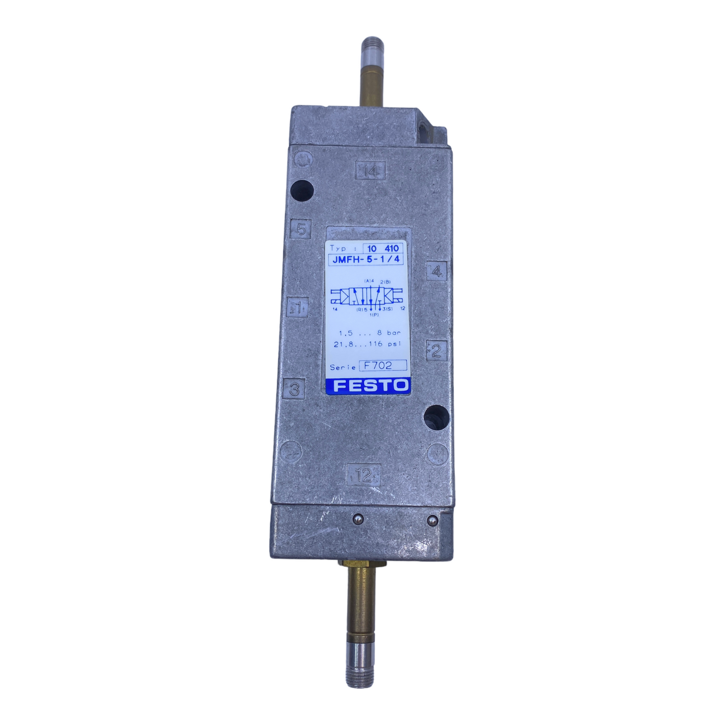 Festo JMFH-5-1/4 solenoid valve 10410 1.5 to 8 bar can be throttled 5/2 bistable 