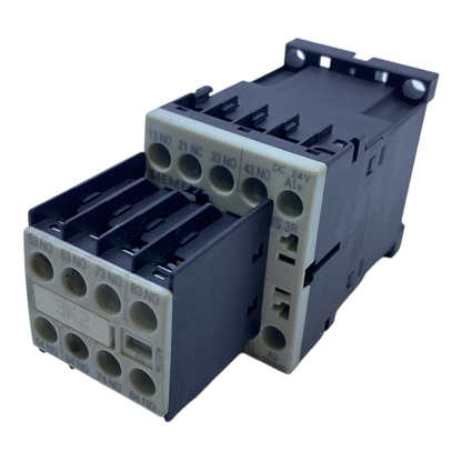 Siemens 3RH1131-1BB40 Leistungsschalter mit Hilfsschalter +3RH1911-1FA40 24V DC