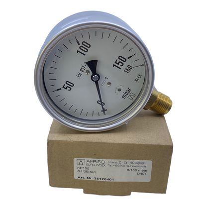 Afriso 35120401 pressure gauge 0/160 mbar D401 