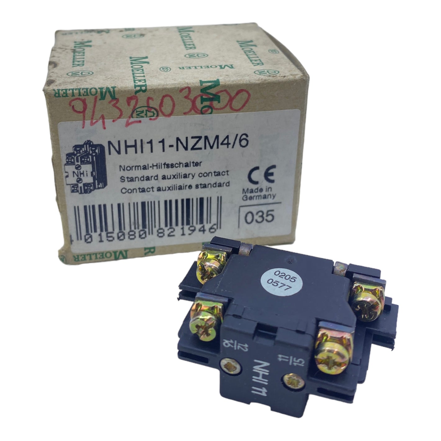 Moeller NH/11-NZM4/6 Hilfsschalter 500V 6A VE: 4stk
